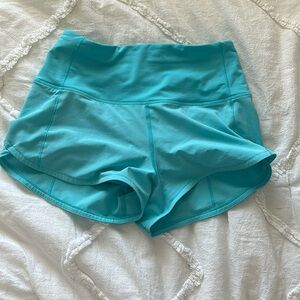 Lululemon High Rise Speed Up Shorts 2.5”